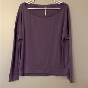 Fabletics wide neck sweatshirt